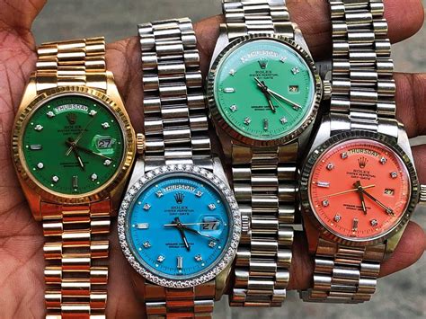 colored rolex watches|rolex brand colors.